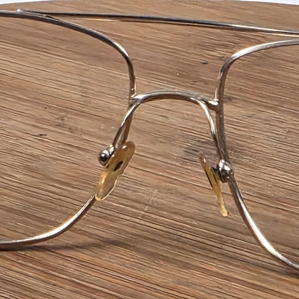 Burberry Mens Eyeglasses Frames B 3077 1189/73 Gold Aviator Full Rim 60-17-135 - Picture 7 of 13